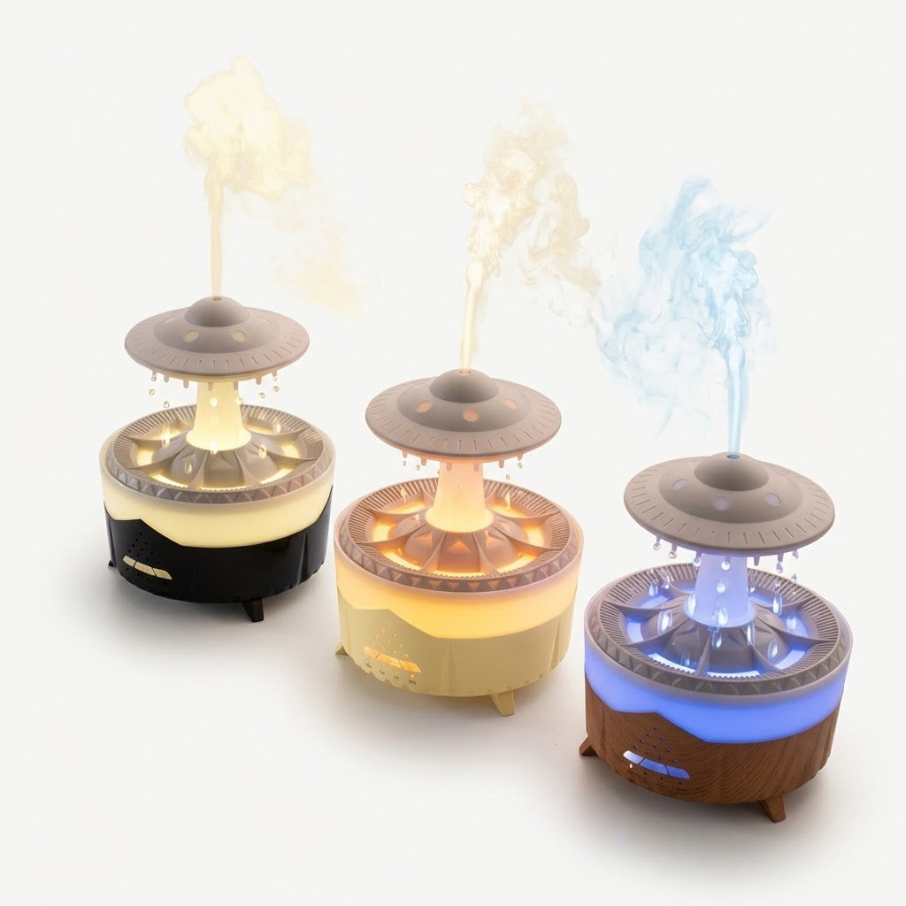 Lumiqia | UFO Raindrop Aroma Humidifier