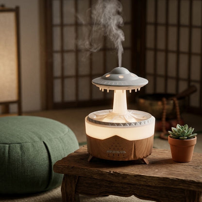 Lumiqia | UFO Raindrop Aroma Humidifier
