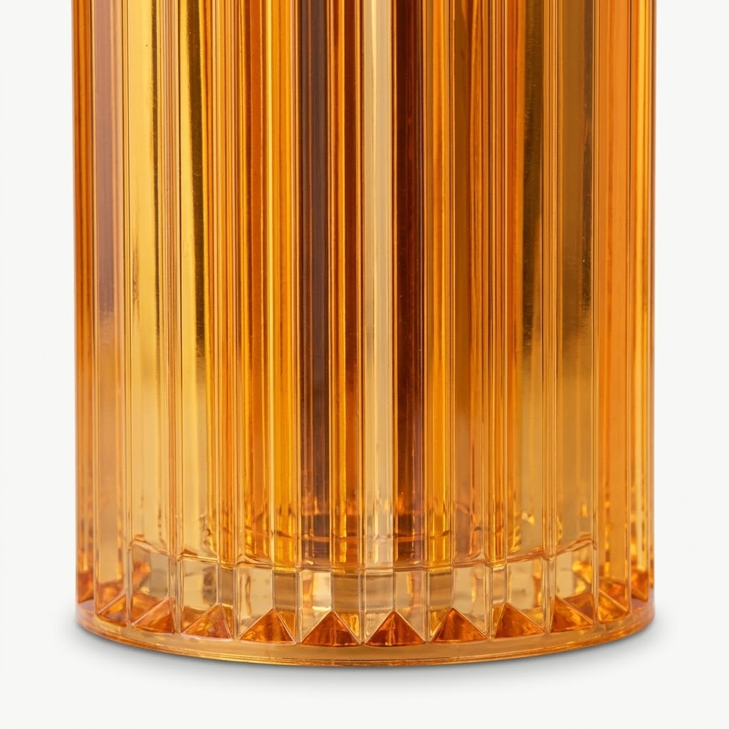 Lumiqia crystal touch dimmable table lamp glowing on nightstand