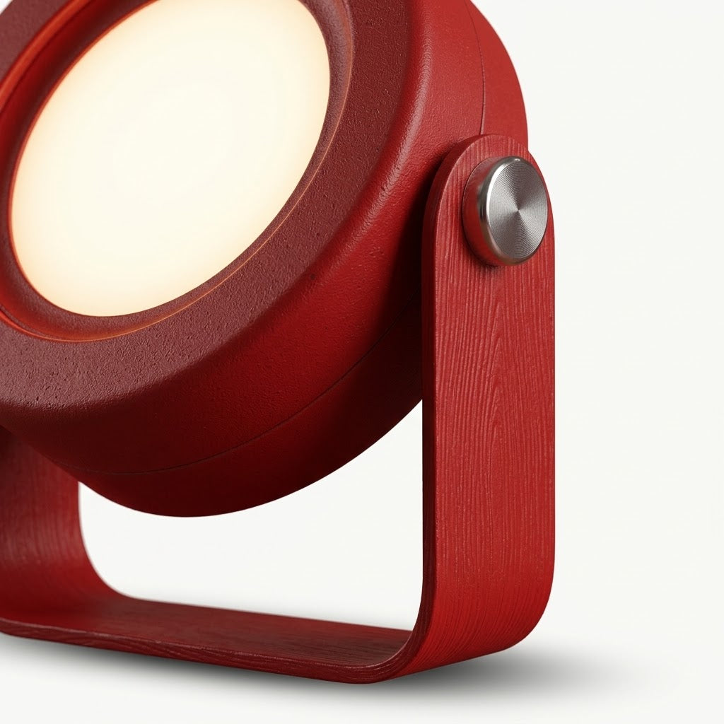 Lumiqia foldable touch dimmable lantern lamp glowing on bedside table